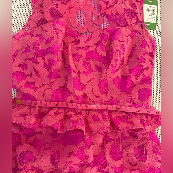 Lilly Pulitzer Pink Lace Mini Dress - Picture 7 of 9